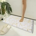 thumbnail image 6 of Bath Mat, Bath Rug, Absorbent Non-Slip Foam Machine Washable Soft Velvet Bathroom Floor Mat for Tub Shower, 6 of 6