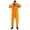 Yellow, variant on Men's One Piece Hooded Raincoat Waterproof Rain Suit Reflective Jumpsuit Zipper Coveralls Navy Blue 170/L