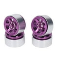 thumbnail image 3 of Ensemble de Moyeux de Pneu RC, Forte Praticabilité Réutilisable 4 Pcs Moyeux de Roue RC pour Mise à Niveau, Violet, Vert, 3 of 8