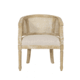 thumbnail image 2 of Miekor Furniture Accent Chair Rubber Wood Beige Natural 91279, 2 of 11