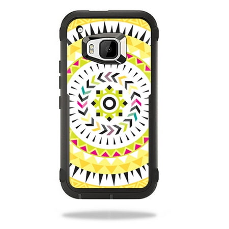 MightySkins Protective Vinyl Skin Decal for Otterbox Defender HTC One M9 Case wrap cover sticker skins Yellow