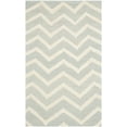 thumbnail image 2 of SAFAVIEH Cambridge Leon Geometric Wool Area Rug, Gray/Ivory, 3' x 5', 2 of 8