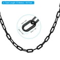 thumbnail image 2 of Unique Bargains 0.2' Diameter 49Ft Length Plastic Chain Barrier Safety Link Chain Stanchion for Crowd Control, Black, 2 of 5