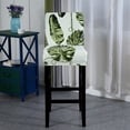thumbnail image 2 of Stretch Bar Stool Cover Counter Height Side Pub Chair Slipcover for Dining Room Cafe Counter Stool Slipcover Removable Furniture Chair Seat Cover Jacquard Fabric with Elastic Bottom, 1Pc, 2 of 6