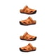 thumbnail image 3 of Sandalias de cuero Qarigey Hombre Transpirables Impermeables Color Sólido, 3 of 6