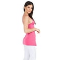 thumbnail image 2 of Women's Seamless Strappy Detail Cami Top - Hot Pink, 2 of 5