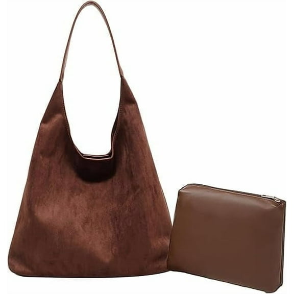 suede purses for women, suede bag, suede bags for women, slouchy bags for women, suede hobo bags for women, Slouchy Tote for Travel, Shopping, Work,   Coffee