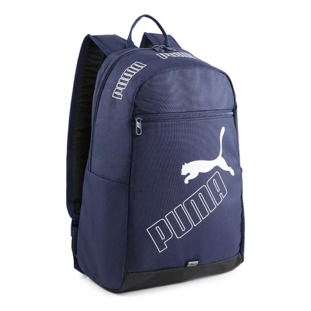 Mochila Puma Phase Backpack Ii Color Azul Diseño de la tela Liso