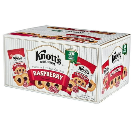 Farm Raspberry - Product Of Knott'S Berry Farm Raspberry Shortbread Cookies (2 Oz., 36 Pk.) - For Vending Machine, Schools , parties, Retail Stores