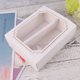 thumbnail image 3 of EeaseMX Caja de papel blanco para hornear, 10 unidades, para macarrones, galletas, pasteles, postres, fiestas, regalos, con ventana transparente, tamaño grande, 3 of 7