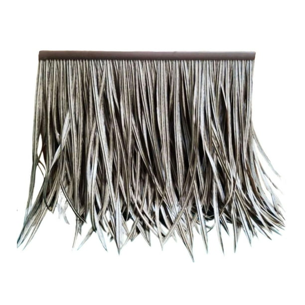 Techo de paja de césped artificial de 50 x 50 cm para bar, caseta, patio, sombrilla Estilo A
