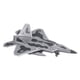 thumbnail image 1 of Modelo de caza de aleación 1/72, avión de combate coleccionable de aviación realista. Gris, 1 of 9