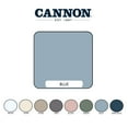 thumbnail image 4 of Cannon Heritage Solid Sheet Set Blue Polyester 4-Piece Twin XL Sheet Set, solid color themed, Adult and Teen, 4 of 5