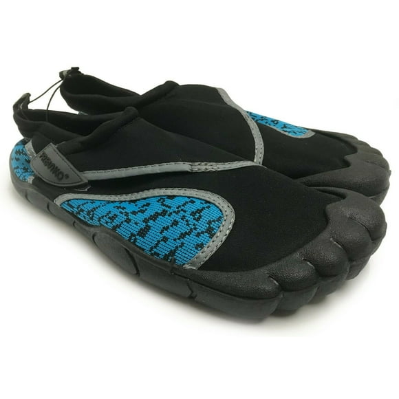 Fresko Men's Slip on Water Shoes with Toes M2004, Blue, 10 Medium US
