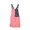 Flag, variant on Women's Casual Denim Bib Overall Dress Adjustable Strap Ripped Short Dress