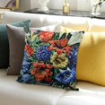 thumbnail image 3 of BANET Farmhouse Throw Pillow Covers Colorful Flower Outdoor Decorative Cushion Pillows Cover Pillow Cases for Sofa Couch Living Room Bed Home Decor White, 3 of 5