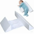 thumbnail image 4 of Fixed Wedge Pillow, Side Sleeper Support Cushion for , Adjustable 45-Degree Triangle Design, Breathable & Washable Cover(Blue), 4 of 7