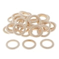thumbnail image 2 of Unfinished Wood s Circles for Macrame Wall Hanging Craft 60mm 20pcs, 2 of 8