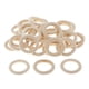 thumbnail image 2 of 40/20 piezas de anillos de madera, anillos de madera, artesanías, madera, pieza de joyería, colgante 60mm 20pcs, 2 of 8