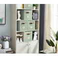 thumbnail image 2 of DECOMOMO Cube Storage Bins, Storage Cubes with Handles, Set of 6, Green, 2 of 6