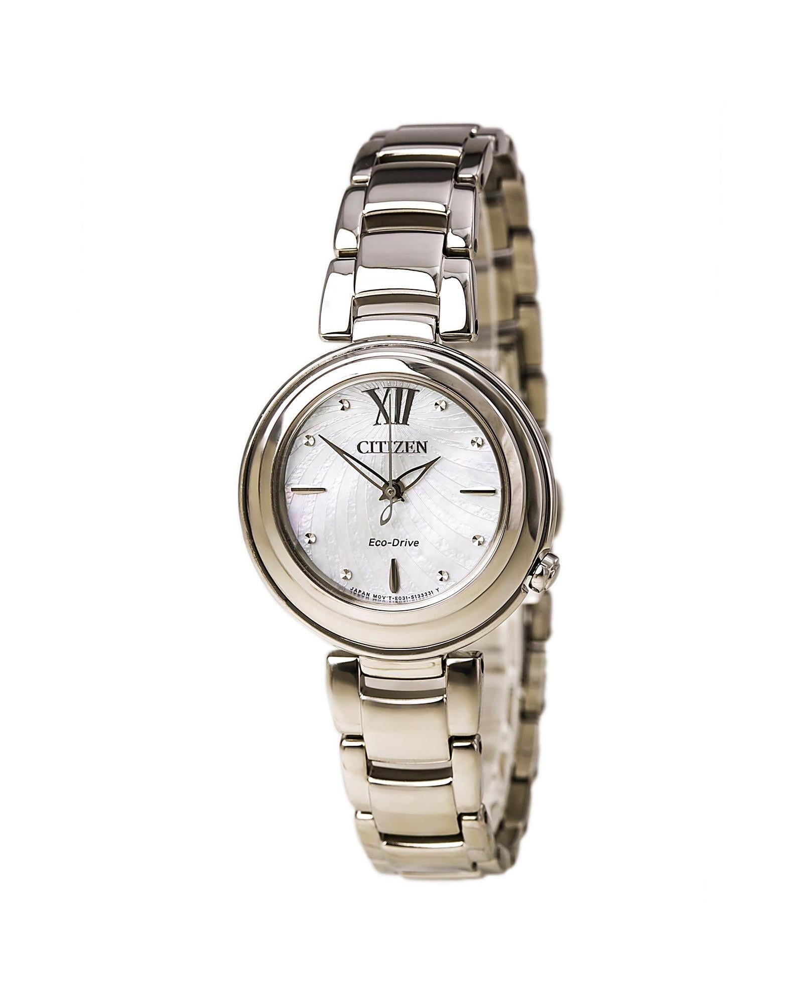 CITIZEN Women's Sunrise Stainless Steel Watch EM0330-55D - Walmart.com