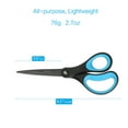 thumbnail image 5 of LIVINGO Office Scissors, Titanium Non-Stick, All Purpose, 8", Black & Blue, 2 Count, 2 Pack, 5 of 7