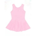 thumbnail image 3 of inhzoy Kids Big Girls Sparkly Rhinestones Ballet Dance Gymnastic Leotard Tutu Dress Pink 14, 3 of 7