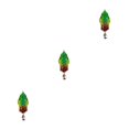 thumbnail image 3 of QualitChoice 1/2/3/5 Poisson Leurre Appât Artificiel 8cm Fabrication Taille Compacte Pas de Bavures Exquise Rotation Leurres Pêche Tackle Vert-Rouge 3PCS, 3 of 6