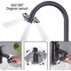 thumbnail image 2 of Faucet Aerator, 360 Degree Swivel, 2 Modes Adjustable Kitchen Faucet Filter Bubbler For Kitchen Bathroom, 22mm Internal Thread, Black, 1pcs, 2 of 2