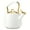 White, variant on Thyme & Table Stainless Steel 1.8L Stovetop Tea Kettle - Black & Gold