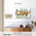 thumbnail image 4 of Elephant Stock Trois Beauties Wall Art - Horizontal Canvas Wall Art - Living Room Wall Decor - Floral And Botanical Canvas - Gray And Orange Decor By Carol Robinson - 24" x 16", 4 of 8