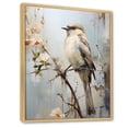 thumbnail image 2 of Designart "Minimalist Taupe Avian On Limb" Animals Bird Floater Framed Wall Art Prints, 2 of 5