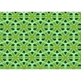 thumbnail image 1 of Ahgly Company Machine Washable Indoor Rectangle Transitional Emerald Green Area Rugs, 5' x 8', 1 of 7