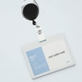 thumbnail image 4 of tooloflife 60CM Retractable Badge Reels Key Ring Holder with Carabiner Clip Black, 4 of 7