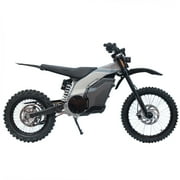 GOTRAX EVEREST 72V 8000W 19" Electric Dirt Bike for Adult with 16" Deep-Tooth Off Road Tires, Gray