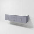 thumbnail image 6 of Geneva 72 in. W x 22 in. D Dark Grey Double Bath Vanity and White Quartz Top, 6 of 11