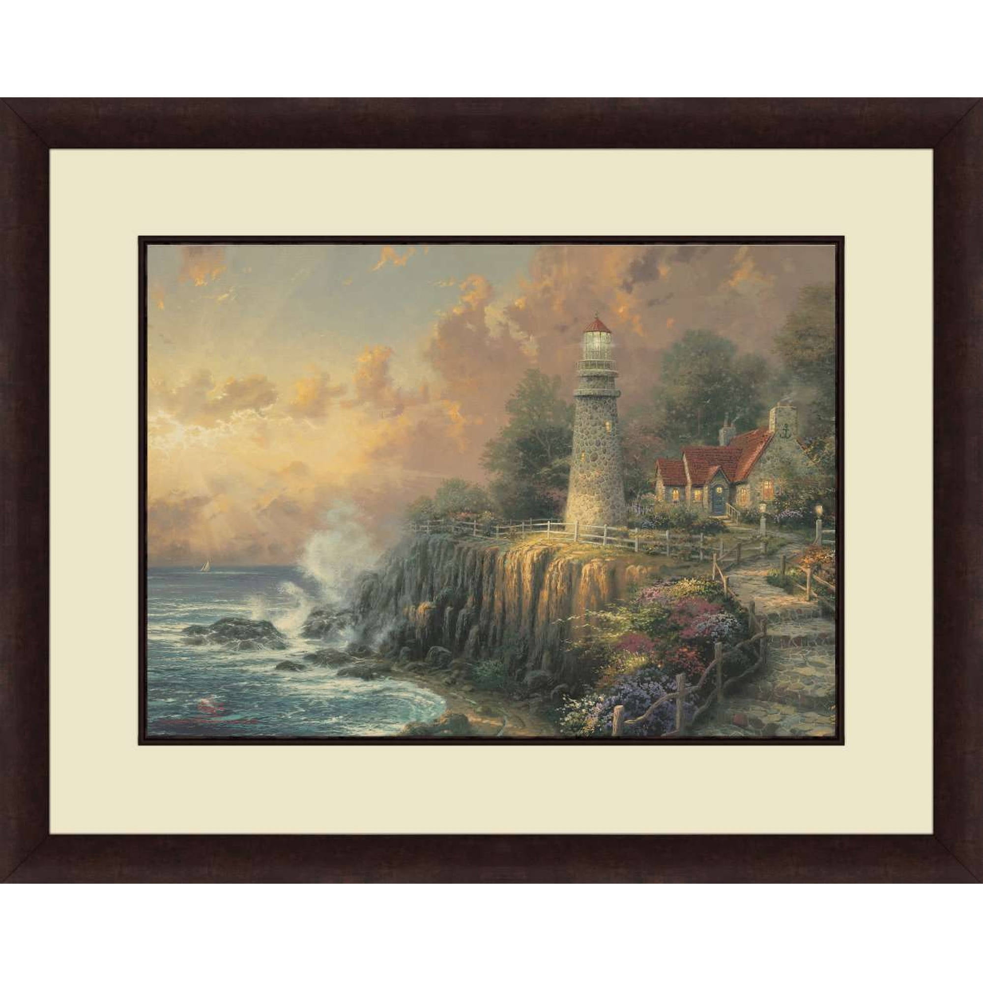 Thomas Kinkade Graphic Prints Fine Art Scenic Framed Art Print, by PTM