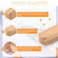 thumbnail image 3 of Herramienta de acolchado Tailor Clapper Tbest, madera de haya, 4 x 24 x 6 cm, 3 of 9