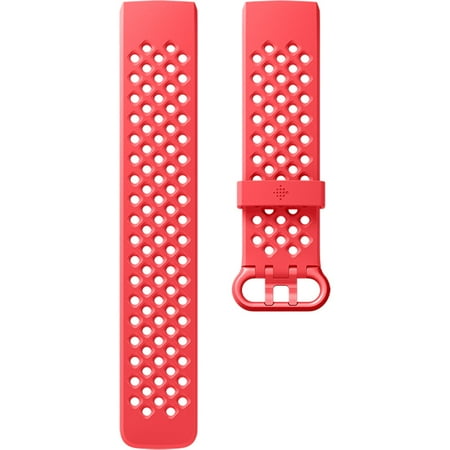 Fitbit Charge 3TM Advanced Heart Rate + Fitness Tracker Accessory Woven Band, Charcoal, Small
