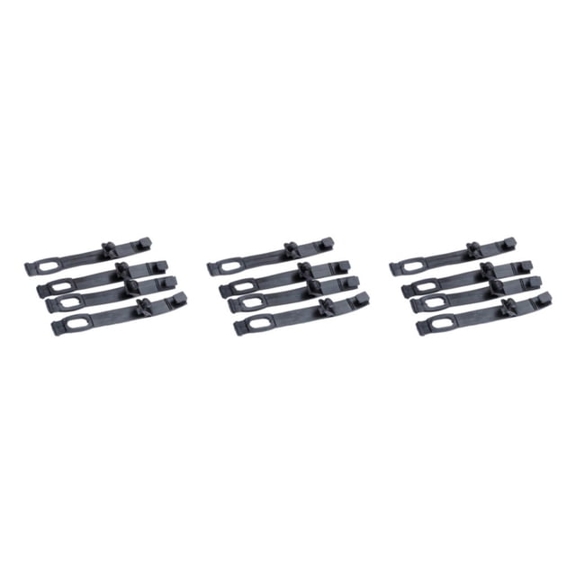 Kenally 4 piezas correas de goma prácticas para fijar faros de forma segura faros duraderos tira de goma fija negra Type1 NO1