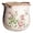 Rose Floral, variant on Ceramic Pots for Plants, Plant Pots with Drainage Hole, 6.11in. Planter for Indoor Plants, Crackle Glaze Finish Flower Pot, Perfect Tuscan Ceramic Planter for Gardening, Green