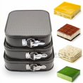 thumbnail image 1 of 8/9/10 Inch Square Cake Mold Non Stick Slipknot Removable Base Home Cake Mold Baking Pan Tray DIY Tools, 1 of 1