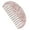 Pink, variant on RABBITH French Style Wide Tooth Pocket Hair Comb Marble Leopard Pattern Acetate Anti-Static Detangling Hairbrush Hairdressing Styling Tool for Women Girls
