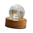 thumbnail image 4 of Lámpara de mesa Yinane 3D de cristal 2,4 pulgadas con USB, 4 of 5
