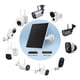thumbnail image 2 of Panel solar para cámara de seguridad, panel solar USB de 5 W para cámara de seguridad DC 5 V con puerto micro USB o USB-C, cargador solar impermeable IP65 para cámara con montaje ajustable de 360° (1, 2 of 5