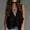 Black, variant on Deep V Neck Sleeveless Top for Women Tiered Ruffle Flowy Tunic Tops Cute Summer Beach Vacation Babydoll Shirts