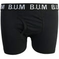 thumbnail image 2 of B.U.M. Equipment Boys 10 Pack Solid Boxer Briefs Underwear, Black/Grey, Large/12-14'', 2 of 6