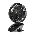 thumbnail image 3 of Ventilador pequeño Sunnimix Ventilador de clip Flexible 3000mAh negro, 3 of 8