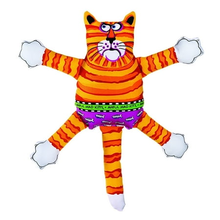 UPC: 0792196351041 | Fat Cat Multicolored Assorted Styles Nylon Squeak Dog Toy Small