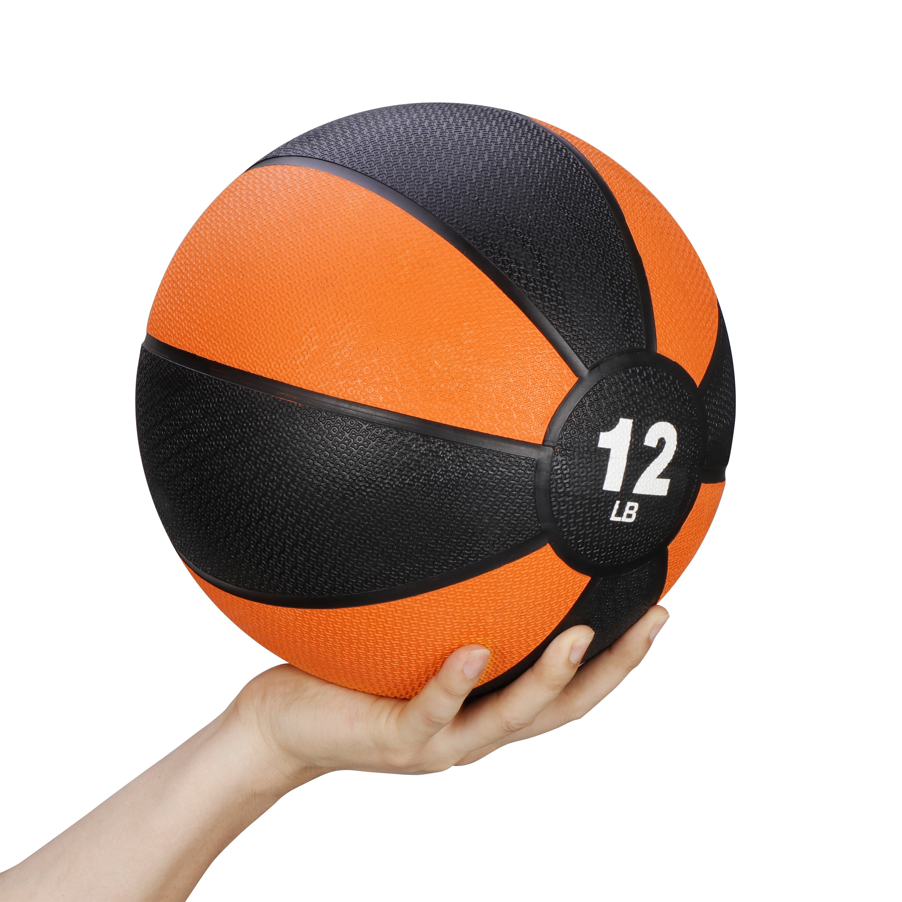 ZenSports 12lbs Fitness Medicine Ball - Textured Surface